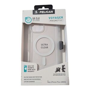 Aa1. Pelican Voyager MagSafe Case For Apple iPhone 16 Plus - Clear